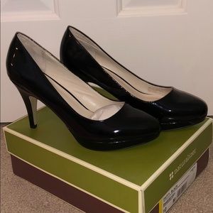 Black Patent Leather Heel